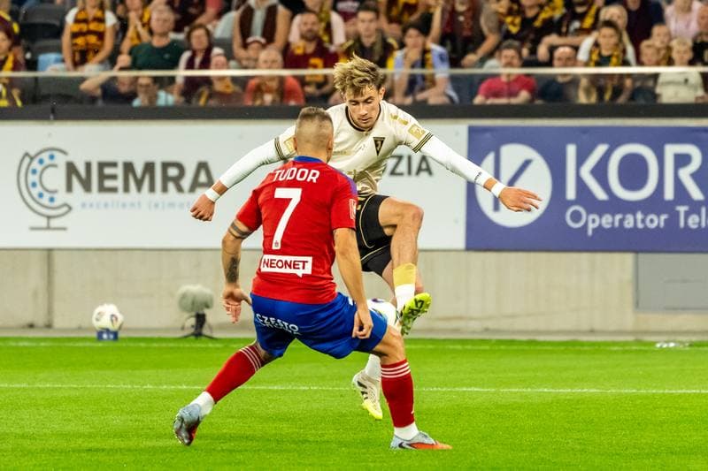 Football. PKO BP Ekstraklasa. Pogon Szczecin - Rakow Czestochowa. 31.08.2025