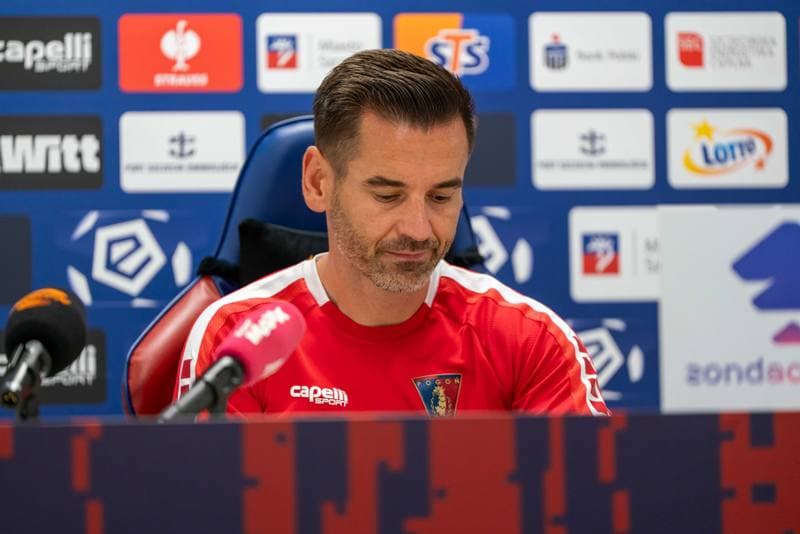 Football. Pogon Szczecin. Press Conference. 29.08.2025
