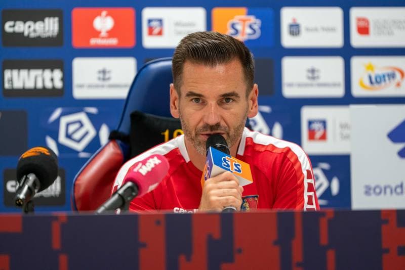Football. Pogon Szczecin. Press Conference. 29.08.2025