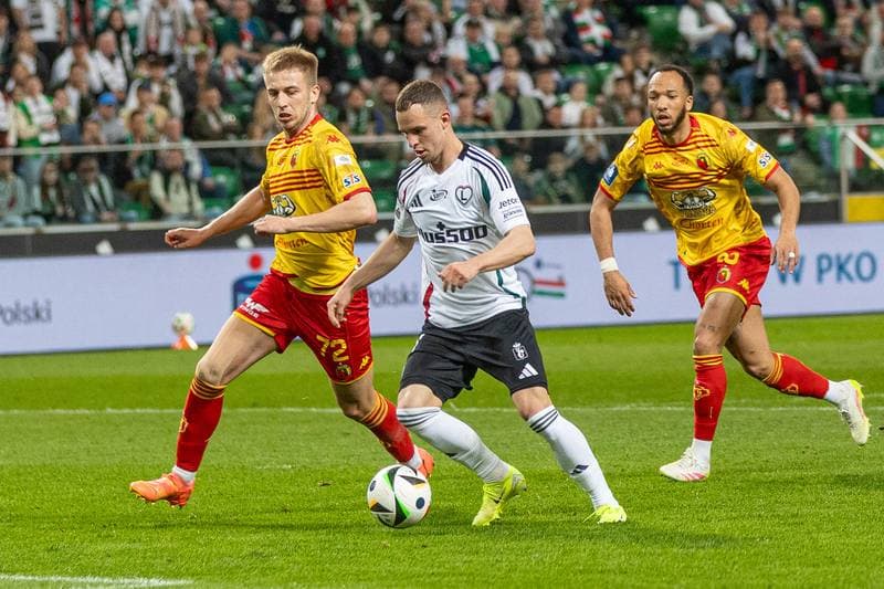 Football. PKO BP Ekstraklasa. Legia Warsaw - Jagiellonia Bialystok. 13.04.2025