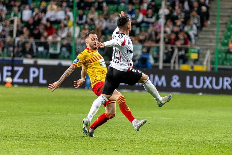 Football. PKO BP Ekstraklasa. Legia Warsaw - Jagiellonia Bialystok. 13.04.2025