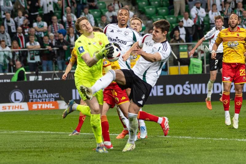 Football. PKO BP Ekstraklasa. Legia Warsaw - Jagiellonia Bialystok. 13.04.2025