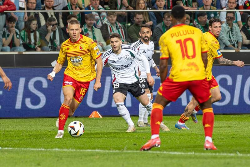 Football. PKO BP Ekstraklasa. Legia Warsaw - Jagiellonia Bialystok. 13.04.2025