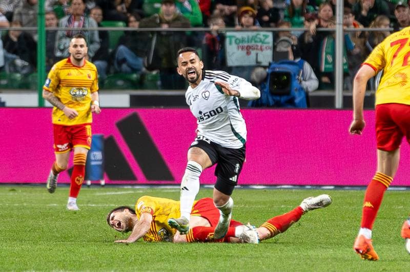 Football. PKO BP Ekstraklasa. Legia Warsaw - Jagiellonia Bialystok. 13.04.2025