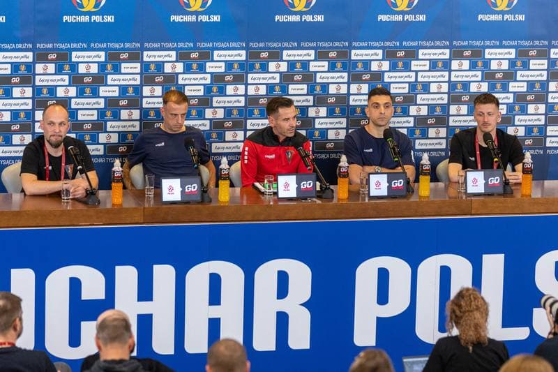 Football. Pogon Szczecin. Press Conference. 01.05.2025