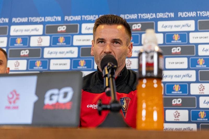 Football. Pogon Szczecin. Press Conference. 01.05.2025