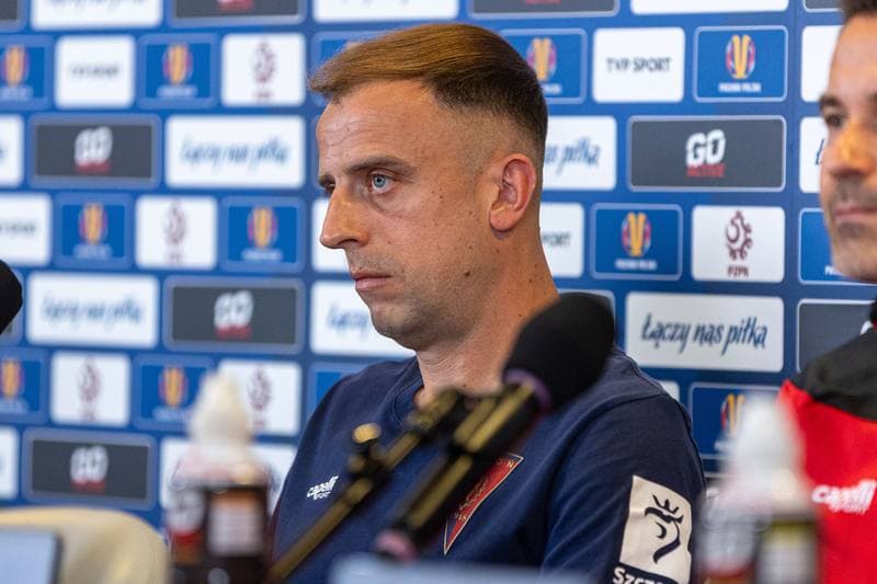 Football. Pogon Szczecin. Press Conference. 01.05.2025
