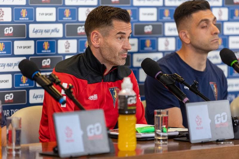 Football. Pogon Szczecin. Press Conference. 01.05.2025