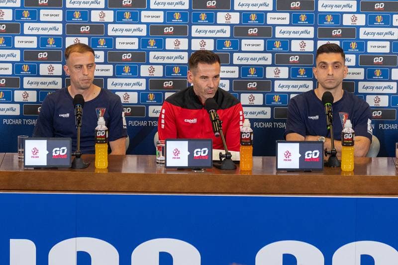 Football. Pogon Szczecin. Press Conference. 01.05.2025
