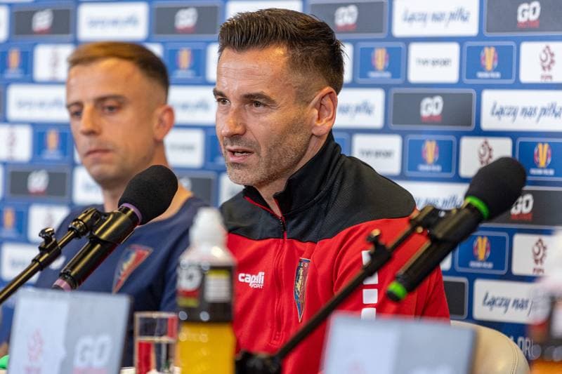 Football. Pogon Szczecin. Press Conference. 01.05.2025