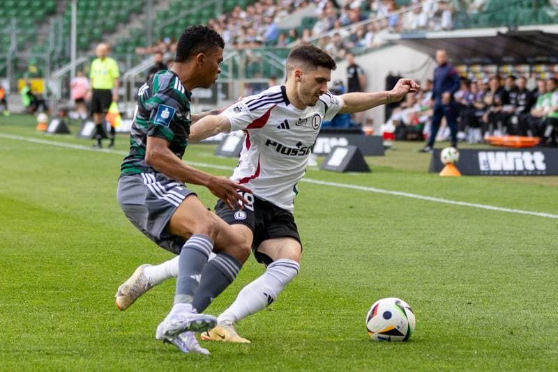 Football. PKO BP Ekstraklasa. Legia Warsaw - Lechia Gdansk. 21.04.2025