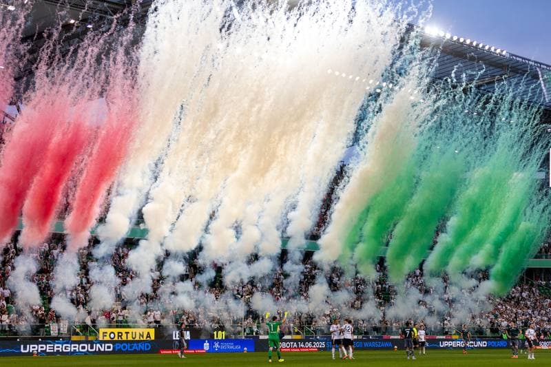Football. PKO BP Ekstraklasa. Legia Warsaw - Lechia Gdansk. 21.04.2025
