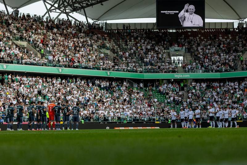 Football. PKO BP Ekstraklasa. Legia Warsaw - Lechia Gdansk. 21.04.2025
