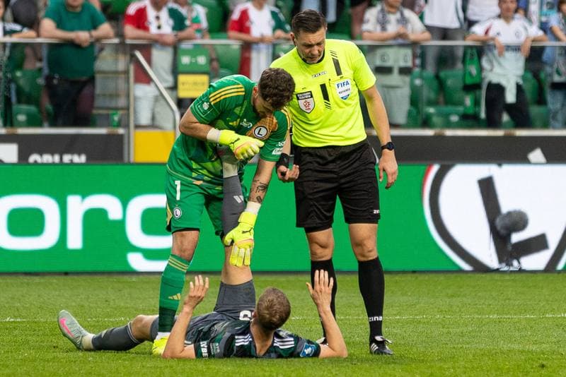 Football. PKO BP Ekstraklasa. Legia Warsaw - Lechia Gdansk. 21.04.2025