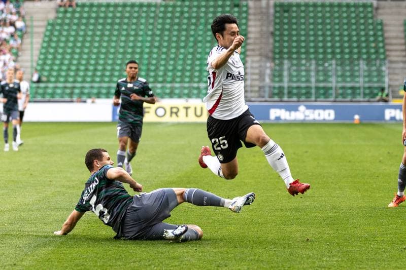 Football. PKO BP Ekstraklasa. Legia Warsaw - Lechia Gdansk. 21.04.2025