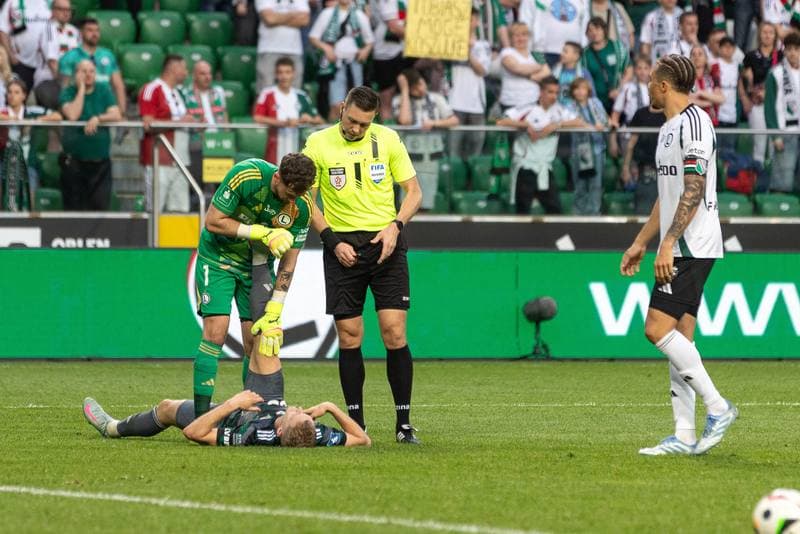 Football. PKO BP Ekstraklasa. Legia Warsaw - Lechia Gdansk. 21.04.2025