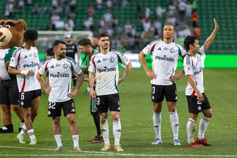 Football. PKO BP Ekstraklasa. Legia Warsaw - Lechia Gdansk. 21.04.2025