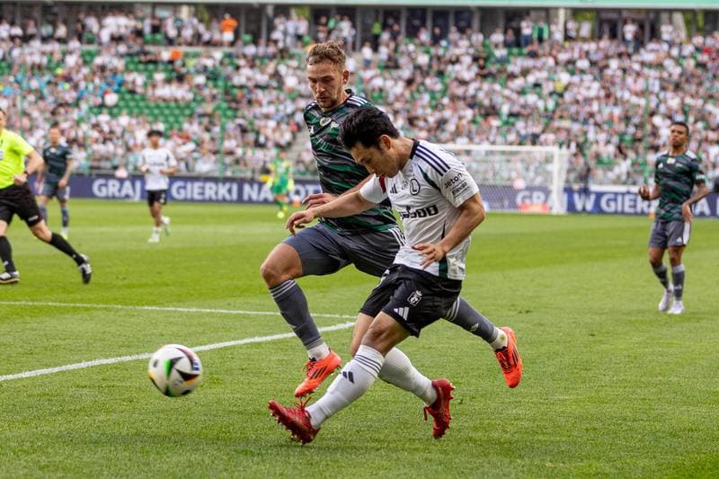 Football. PKO BP Ekstraklasa. Legia Warsaw - Lechia Gdansk. 21.04.2025