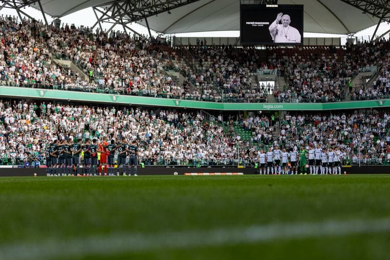 Football. PKO BP Ekstraklasa. Legia Warsaw - Lechia Gdansk. 21.04.2025