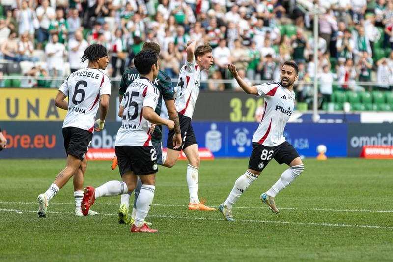 Football. PKO BP Ekstraklasa. Legia Warsaw - Lechia Gdansk. 21.04.2025