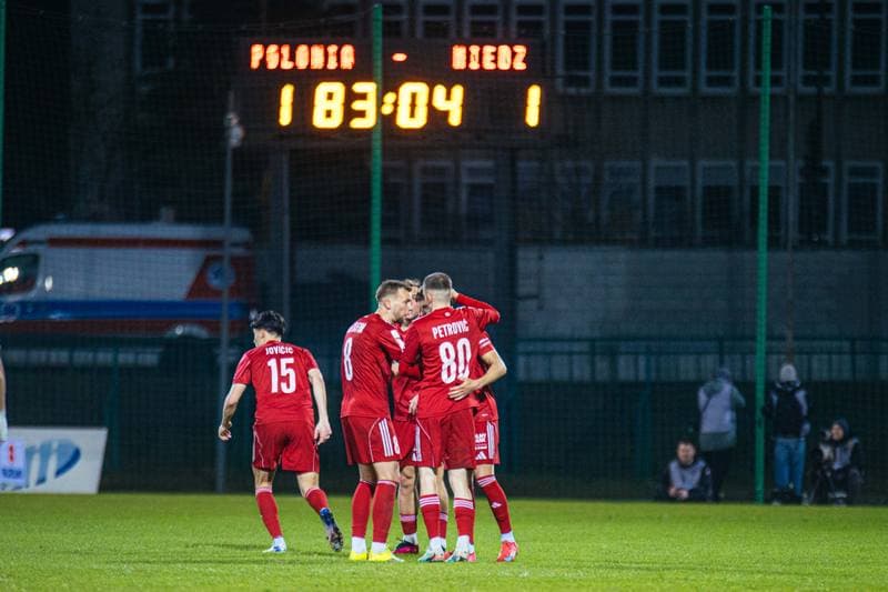 Football. Betclic 1 Liga. Polonia Warszawa - Miedz Legnica. 21.03.2026