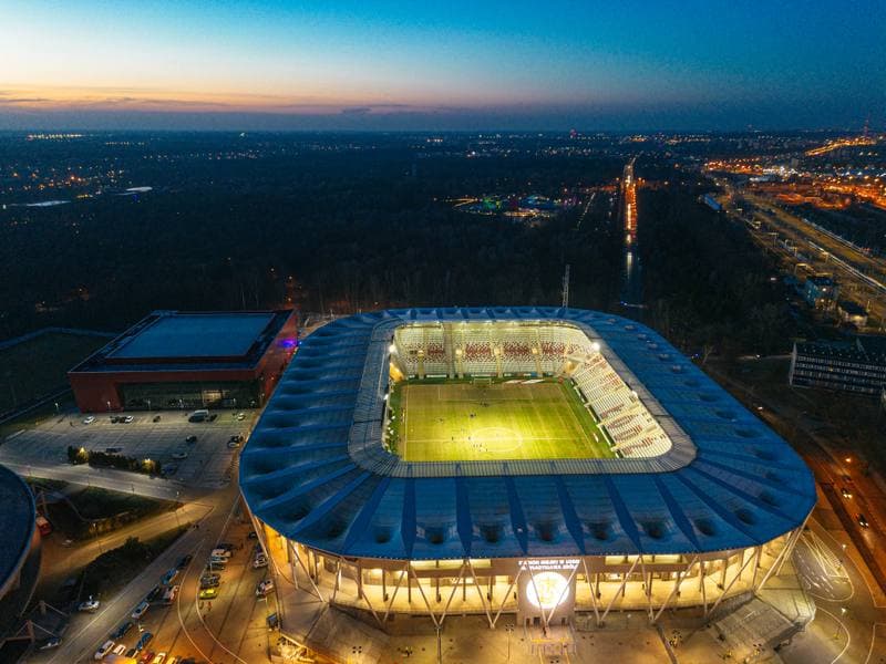 Football. Betclic 1 Liga. Lks Lodz - Miedz Legnica. 28.02.2026