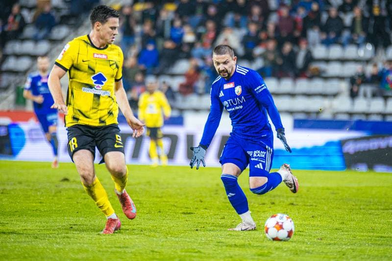 Football. Betclic 1 Liga. Miedz Legnica - Wieczysta Krakow. 02.11.2025
