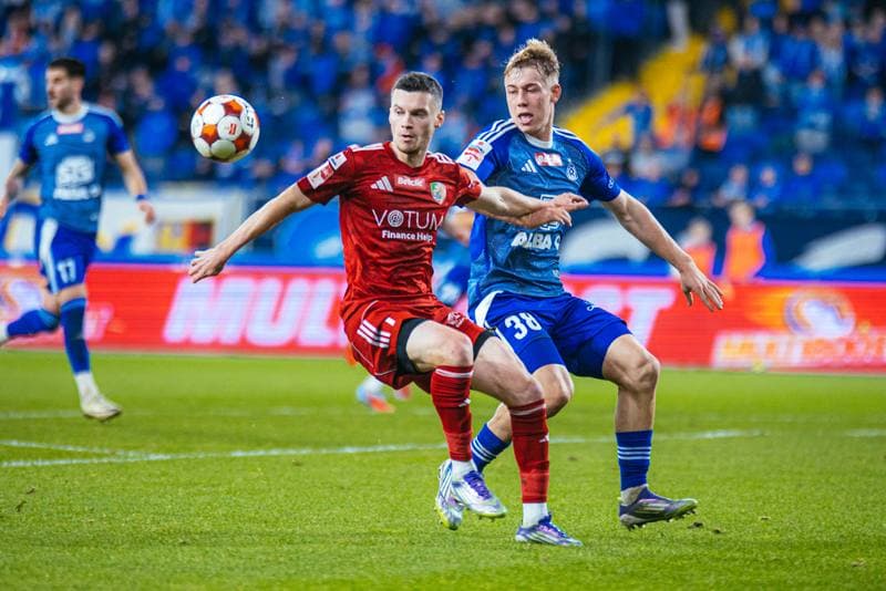 Football. Betclic 1 Liga. Ruch Chorzow - Miedz Legnica. 07.11.2025
