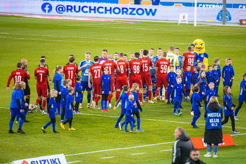 Football. Betclic 1 Liga. Ruch Chorzow - Miedz Legnica. 07.11.2025