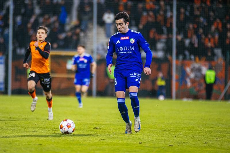 Football. Betclic 1 Liga. Miedz Legnica - Chrobry Glogow. 21.02.2026