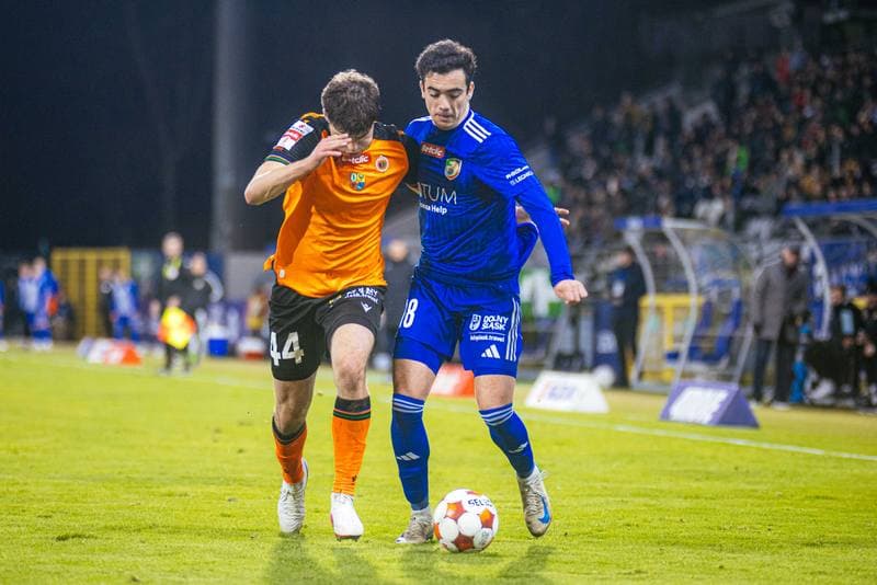 Football. Betclic 1 Liga. Miedz Legnica - Chrobry Glogow. 21.02.2026