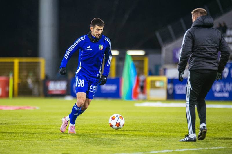 Football. Betclic 1 Liga. Miedz Legnica - Chrobry Glogow. 21.02.2026