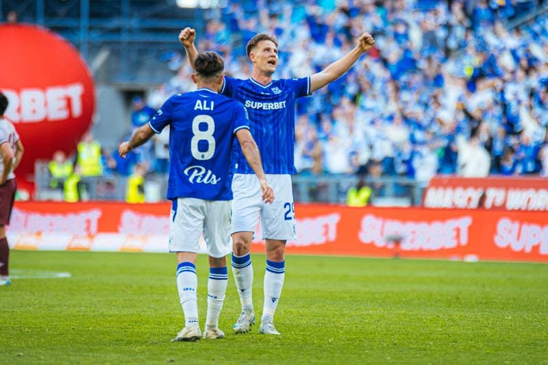 Football. PKO BP Ekstraklasa. Lech Poznan - Piast Gliwice. 24.05.2025