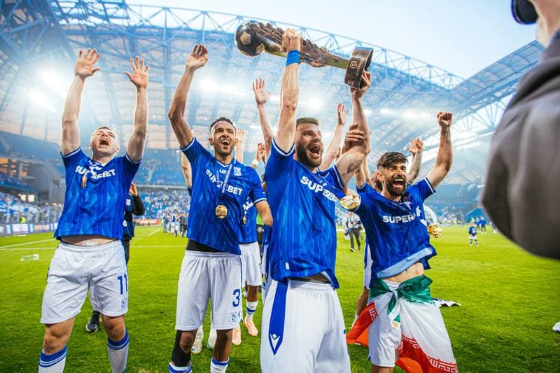 Football. PKO BP Ekstraklasa. Lech Poznan - Piast Gliwice. 24.05.2025