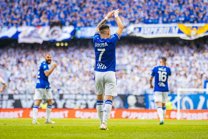 Football. PKO BP Ekstraklasa. Lech Poznan - Piast Gliwice. 24.05.2025