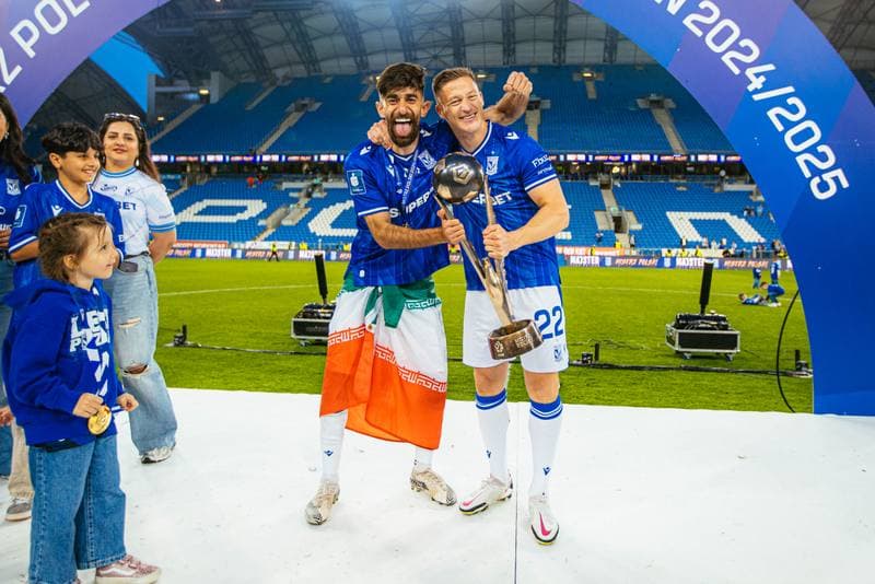 Football. PKO BP Ekstraklasa. Lech Poznan - Piast Gliwice. 24.05.2025