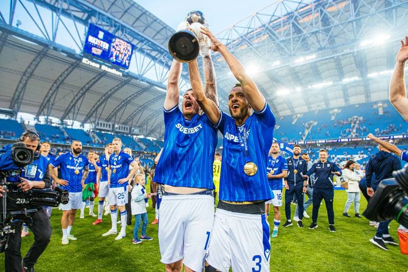 Football. PKO BP Ekstraklasa. Lech Poznan - Piast Gliwice. 24.05.2025