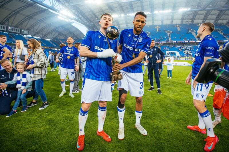 Football. PKO BP Ekstraklasa. Lech Poznan - Piast Gliwice. 24.05.2025