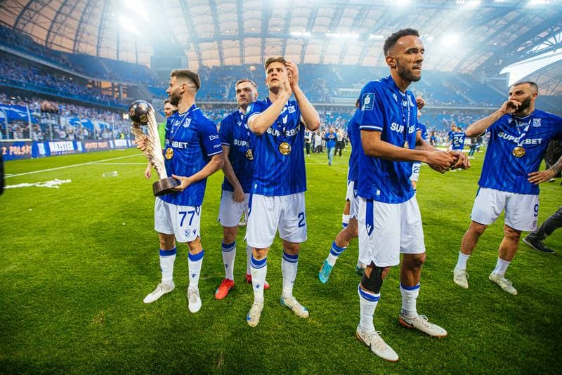 Football. PKO BP Ekstraklasa. Lech Poznan - Piast Gliwice. 24.05.2025