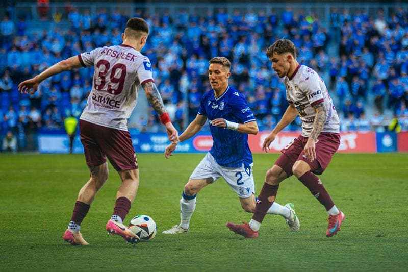 Football. PKO BP Ekstraklasa. Lech Poznan - Piast Gliwice. 24.05.2025