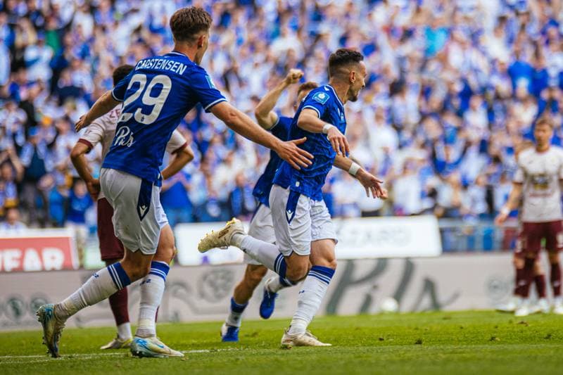 Football. PKO BP Ekstraklasa. Lech Poznan - Piast Gliwice. 24.05.2025