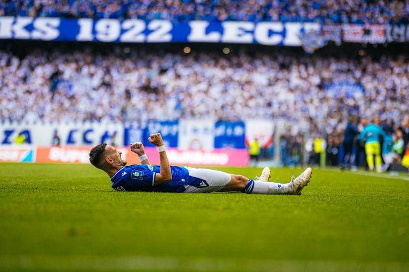 Football. PKO BP Ekstraklasa. Lech Poznan - Piast Gliwice. 24.05.2025