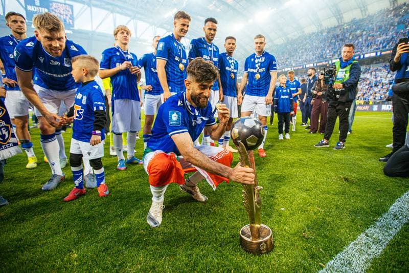Football. PKO BP Ekstraklasa. Lech Poznan - Piast Gliwice. 24.05.2025