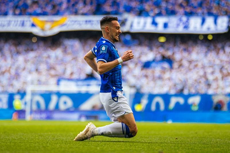 Football. PKO BP Ekstraklasa. Lech Poznan - Piast Gliwice. 24.05.2025