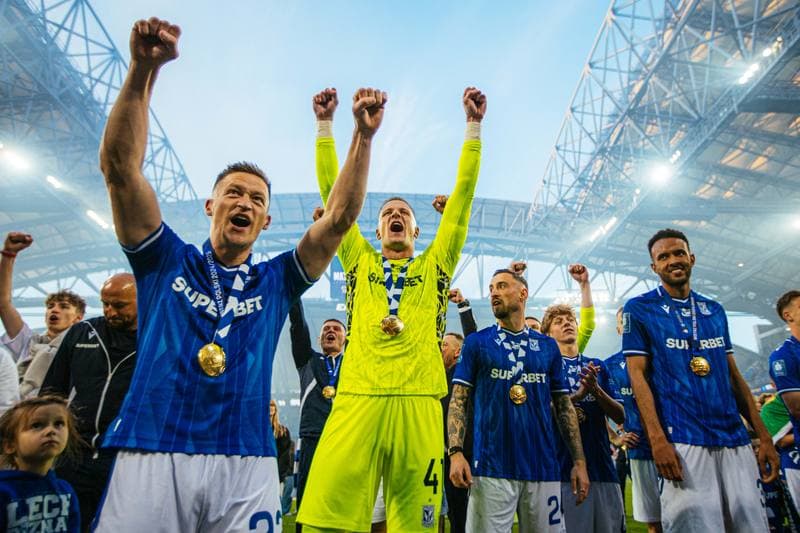 Football. PKO BP Ekstraklasa. Lech Poznan - Piast Gliwice. 24.05.2025