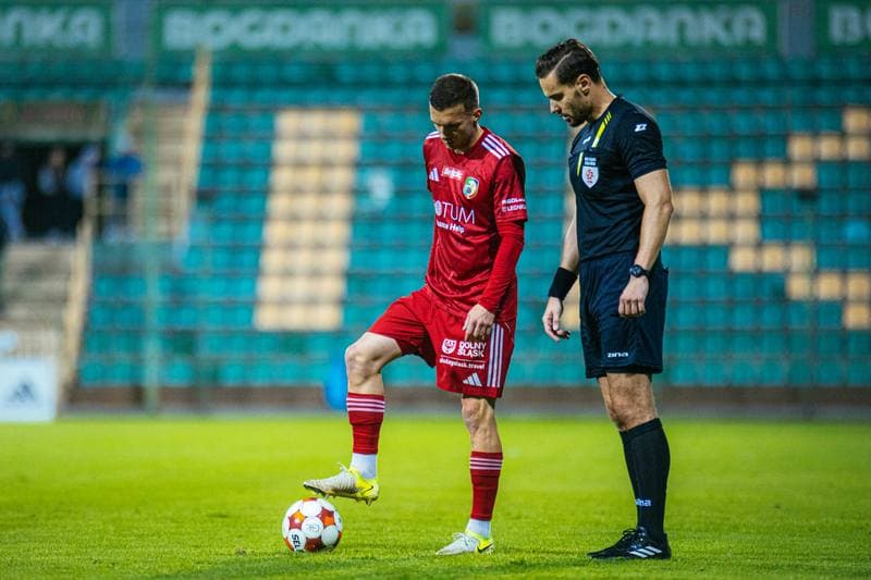 Football. Betclic 1 Liga. Gornik Leczna - Miedz Legnica. 05.10.2025