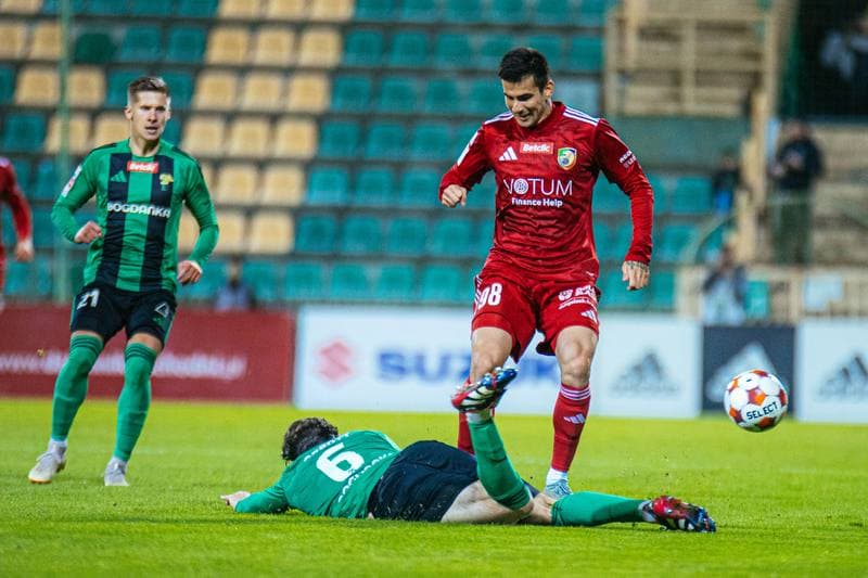 Football. Betclic 1 Liga. Gornik Leczna - Miedz Legnica. 05.10.2025