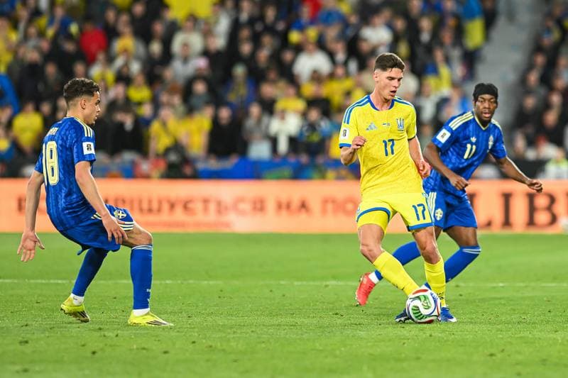 Football. FIFA World Cup Qualifiers. Ukraine - Sweden. 26.03.2026