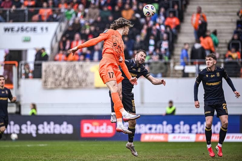 Football. PKO BP Ekstraklasa. Zaglebie Lubin - Lech Poznan. 15.03.2026