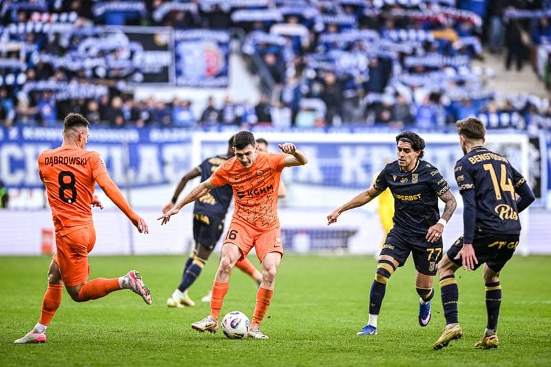 Football. PKO BP Ekstraklasa. Zaglebie Lubin - Lech Poznan. 15.03.2026